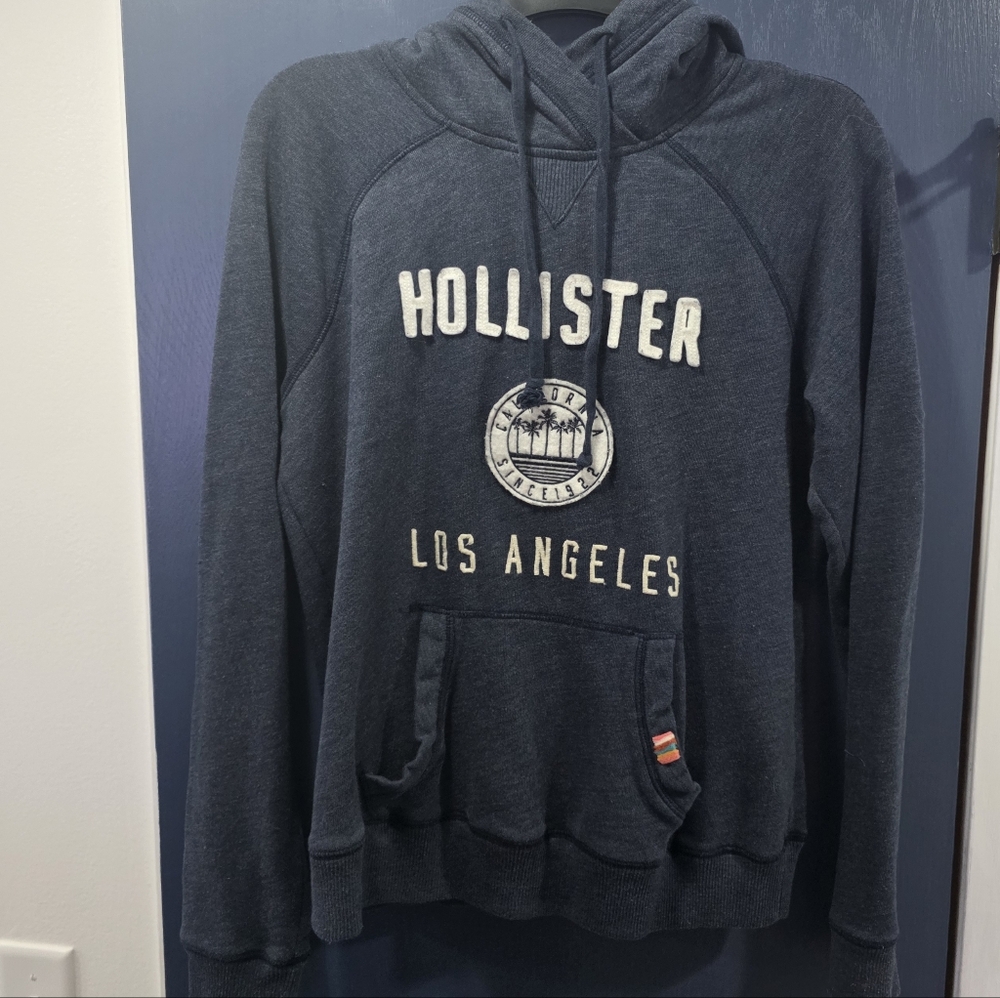Hollister Blue Graphic Hoodie